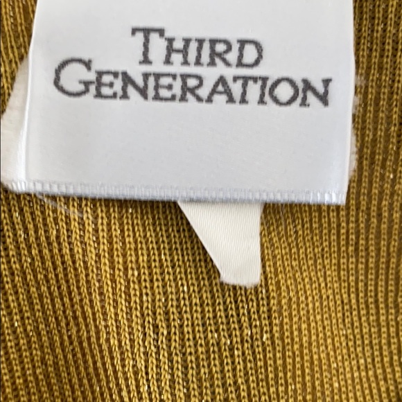 Vintage sparkly gold 90s Y2K tank top S - Picture 7 of 7